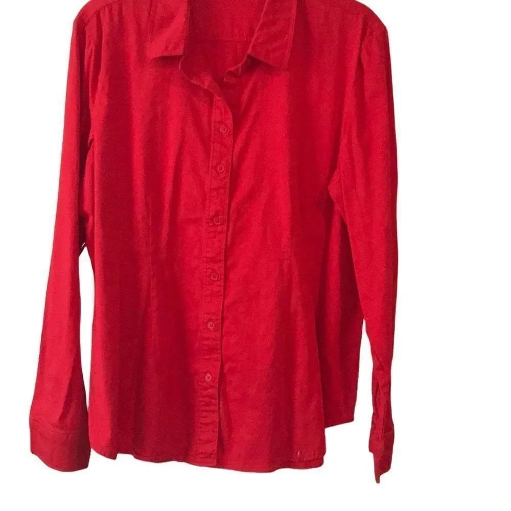 Apt. 9 red blouse like new never worn see pics size XL